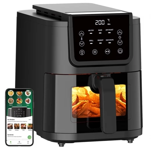 CHEFREE Air Fryer, 6-in-1 Smart Programmes, Health Air Fryer and