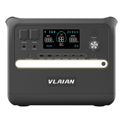 VLAIAN S2400 Portable Power Station, 2048Wh LiFePo4 Solar Generator, 2400W 
AC Output, PD 100W – Grey