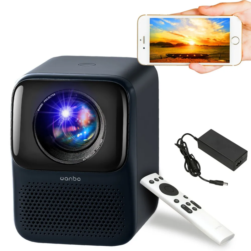 Wanbo T2 MAX Projector Portable Mini Home Theater LCD Bluetooth Support