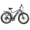 CMACEWHEEL J26 Electric Bike, 26*4.0'' CST Tire, 750W Motor, 17Ah Battery, Disc Brake, 150kg Load - Silver Grey