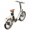 ONESPORT OT16-2 Foldable Electric Bike, 250W Motor, 48V 17Ah Battery, 20*3.0 inch Tires - White