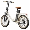 ONESPORT OT16-2 Foldable Electric Bike, 250W Motor, 48V 17Ah Battery, 20*3.0 inch Tires - White