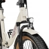 ONESPORT OT16-2 Foldable Electric Bike, 250W Motor, 48V 17Ah Battery, 20*3.0 inch Tires - White