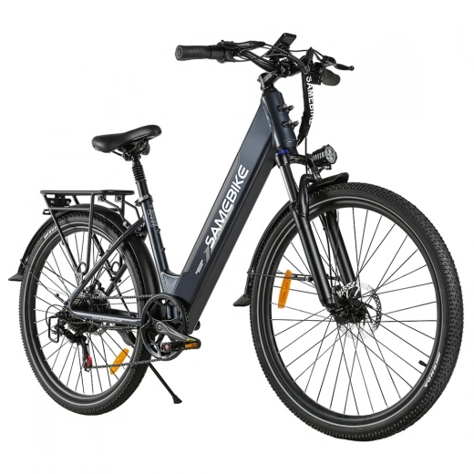 

SAMEBIKE RS-A01 Pro Electric Bike, 500W Motor, 36V 15Ah Battery, 27.5*2.1-inch Tire, 32km/h Max Speed - Grey