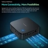 Blackview MP60 Mini PC, Intel N95 4 cores tot 3,4GHz, 16GB RAM 1TB SSD, 2*HDMI 4K 60Hz scherm met twee schermen