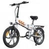 Opvouwbare Elektrische Fiets ENGWE P1, 250W 36V 13Ah 25km/h 50-100KM 40N.m Koppelsensor 7 Speeds 20*3Inch Band,EU-conform-Zilver