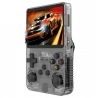 R36S Handheld Spielkonsole, 3,5 Zoll IPS-Bildschirm, Linux-System, 11 Emulator, 64 GB - Grau