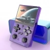 R35 Plus Handheld Game Console, 3.5 Inch 640*480 IPS Screen, Linux System, 128GB TF Card - Purple