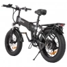 Ridstar H20 opvouwbare elektrische fiets, 1000W motor, 48V 15AH batterij, 20*4.0inch dikke banden, 45km/h max snelheid