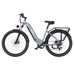 ONESPORT OT05 City Electric Bike, 250W Motor, 36V 18.2Ah Battery, 27.5*2.25-inch Tire, 25km/h Max Speed - Grey