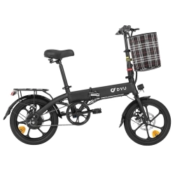 DYU A1F Pro Foldable Electric Bike, 250W Motor, 36V 7.5Ah Battery, 16*1.75-inch Tire, 25km/h Max Speed