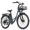 Fafrees F26 Lasting Elektrofahrrad, 250 W Motor, 36 V 20,3 Ah Akku, 26 x 1,95 Zoll Reifen, 25 km/h Höchstgeschwindigkeit - Blau