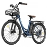 Fafrees F26 Lasting Elektrische Fiets, 250W Motor, 36V 20.3Ah Batterij, 26*1.95'' Banden, 25km/u Max Snelheid - Blauw