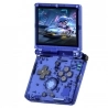 ANBERNIC RG35XXSP Flip Handheld-Spielkonsole, 3,5-Zoll-IPS-Bildschirm, keine Spiele vorinstalliert - Transparentes Blau