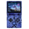 ANBERNIC RG35XXSP Flip Handheld-Spielkonsole, 3,5-Zoll-IPS-Bildschirm, keine Spiele vorinstalliert - Transparentes Blau