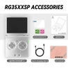 ANBERNIC RG35XXSP Flip Handheld-Spielekonsole, 3,5-Zoll-IPS-Bildschirm, keine Spiele vorinstalliert - Silber
