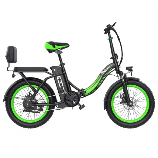 

Hidoes C1 Foldable Electric Bike with Rear Seat, 750W Motor, 48V 13Ah Battery, 20*3-inch Fat Tire