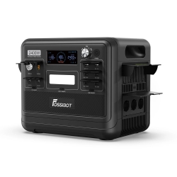 [Get 1 Gift]FOSSiBOT F2400 2048Wh 2400W Portable Power Station Solar Generator- Black