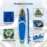 FunWater SUPFR02D Stand Up Paddle Board 335*83*15cm - Blauw