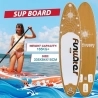 FunWater SUPFW12E Stand Up Paddle Board 335*84*15cm - Bruin