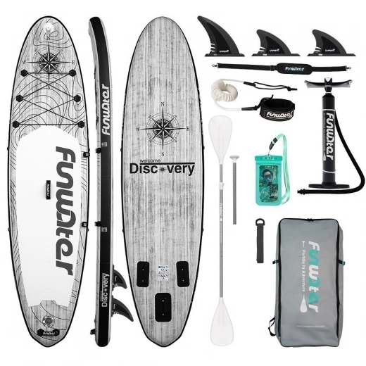 FunWater SUPFW12E Stand Up Paddle Board 335*84*15cm - Grey