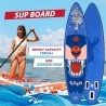 FunWater SUPFR17B Stand Up Paddle Board 335*83*15cm - Blau