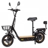 (Upgraded Version) KuKirin C1 Pro Foldable Electric Scooter with Seat, 500W Motor, 48V 26Ah Battery, 14-inch Tire