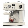 HiBREW H10A Kaffeemaschine, 19Bar Extraktionsdruck, einstellbare Temperatur & Tassenvolumen, 58mm Siebträger - Beige