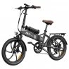 PVY Z20 MAX Elektrofahrrad mit CE-Zertifizierung, 750-W-Motor, 36-V-25,6-Ah-Akku, 20 x 2,3-Zoll-Reifen - Grau