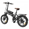 PVY Z20 MAX elektrische fiets met CE-keurmerk, 750W motor, 36V 25,6Ah accu, 20*2,3-inch banden - Grijs