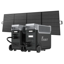 [Voorverkoop] FOSSiBOT F3600 Pro + 1 FB3840 3840Wh Smart Extra Batterij + 1 SP420 420W Zonnepaneel Kit (7680Wh)