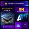 H96 Max M9 8GB+128GB Android 14 TV Box, RK3576 8 cores, 8K AV1 decodering, WiFi 6, Bluetooth 5.4