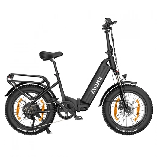 

ESKUTE ES-20-LJXD Electric Bike, 250W Motor, 36V 25Ah Battery, 20*4.0 Inch CST Tire, 25km/h Max Speed - Black