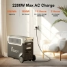 FOSSiBOT F3600 Pro 3840Wh 3600W Portable Power Station, LiFePO4 Battery, App Control, Expand Up To 11520Wh