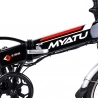 Myatu MYT-20 Faltbares Elektrofahrrad, 250W Motor, 36V 10.4Ah Akku, 20-Zoll-Reifen, 25km/h Höchstgeschwindigkeit - Schwarz