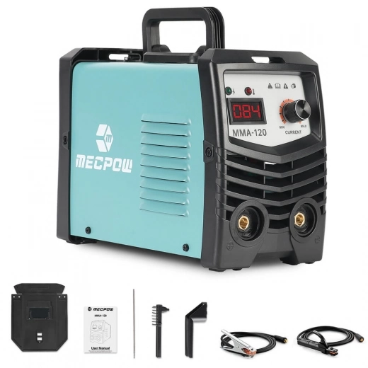 

[Pre-sale] Mecpow Dual Voltage MMA-120 Welding Machine, IGBT Control Mode,MMA Lift TIG 110V-220V 50/60Hz 120A