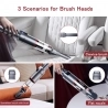 SmartAI H5 Handheld Cordless Vacuum Cleaner, 17KPa Suction Power, 145W Power, 30min Runtime, LED Screen