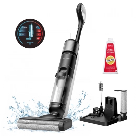 

Ultenic AC1 Elite Cordless Vacuum and Mop with Self-Cleaning, Up to 50min Runtime, Smart Dirt Detection