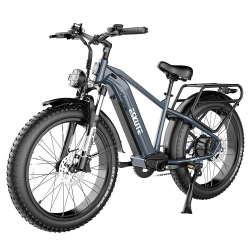 ESKUTE ES-26-YWXD Electric Bike, 750W Motor, 48V 20Ah Battery, 26 x 4.0'' Tires, 45km/h Max Speed - Grey