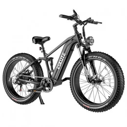 

ESKUTE ES-26-RWXD Electric Bike, 750W Motor, 48V 20Ah Battery, 26 x 4.8'' Tires, 45km/h Max Speed - Black