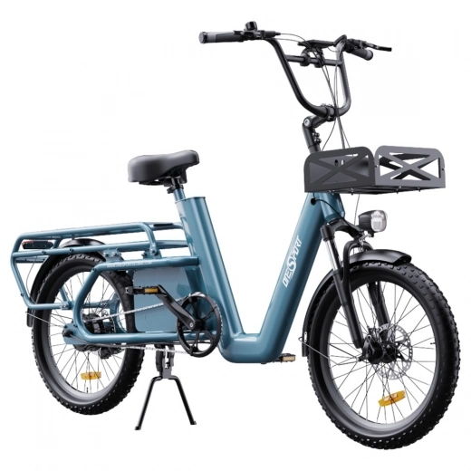 ONESPORT OT01 Electric Bike, 500W(650W Peak) Motor, 48V 27Ah Battery, 20*2.6-inch Tire - Blue