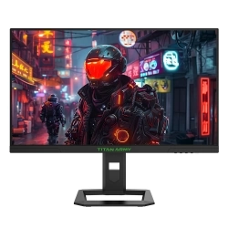 TITAN ARMY P2710S 27 Inch 16:9 Fast IPS 2K QHD 240Hz Gaming Monitor with Rotating Stand, 1ms GTG, HDR400