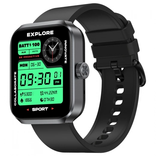 

Zeblaze Beyond 3 Plus Smartwatch, 1.78' AMOLED Screen, Health Monitoring, GPS Positioning, 3ATM Waterproof - Black