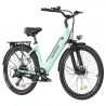 Elektrofahrrad HillMiles MileCity1, 250W Motor, 36V 13AH Akku, 26-Zoll-Reifen, 32km/h Höchstgeschwindigkeit- Grün