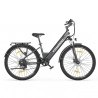 Trekking Elektrische Fiets Touroll J1 ST , 250W Motor&15,6Ah Batterij, 25km/h, 27,5 inch Wielen,100km Bereik, Comfort stuur