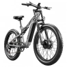 MTB Elektrofahrrad Shengmilo S600, 1000W*2 Motor 48V 17.5AH(840Wh) 90KM 2*80N.m 26*3.0“ Reifen 7 Gang 40° Steigung bergauf