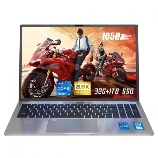 

Ninkear N16 Pro Laptop, 16'' 2560*1600 IPS Screen, 165Hz Refresh Rate, Intel Core i7-13620H, 32GB RAM 1TB SSD