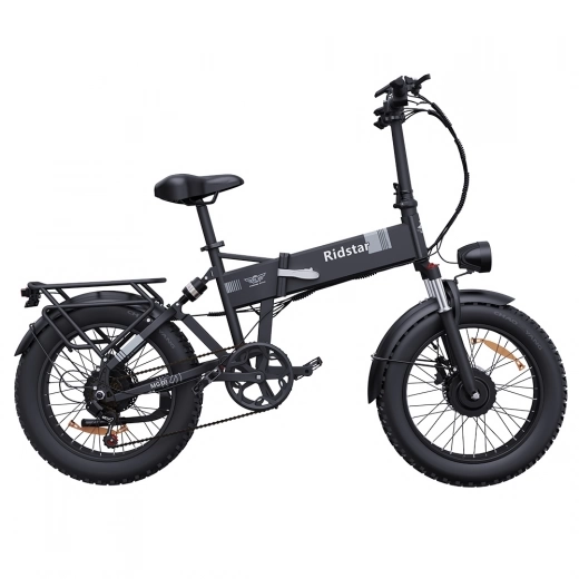 

Ridstar H20 Pro Foldable Electric Bike, 1000W*2 Motor, 48V 23AH Battery, 20*4 Inch Fat Tires, 49km/h Max Speed