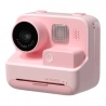 Sofortbildkamera für Kinder WOWKIDS K27, 48MP Front- und Rückkamera, 1080P Auflösung, 4 Filter, 32GB TF Karte - Pink