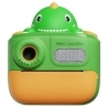 Instant Print Camera voor kinderen WOWKIDS K64, 48MP dubbele camera aan de voor- en achterkant - Groene dinosaurus